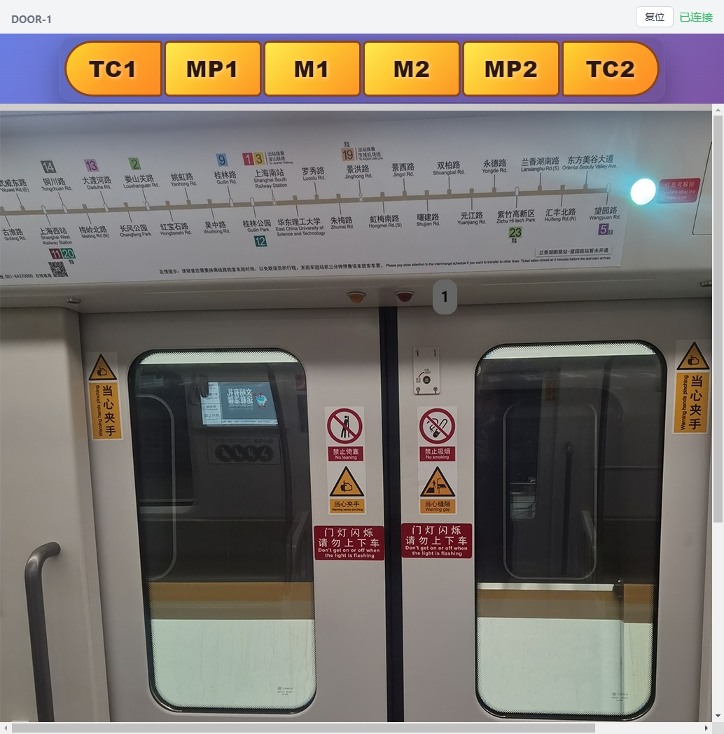 Metro Train Control Simulator - Portfolio project by Tiger Liu, China Developer