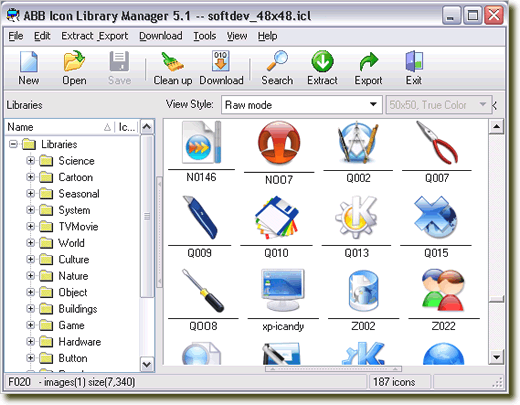 Icon Library Manager - Portfolio project by Tiger Liu, China Developer