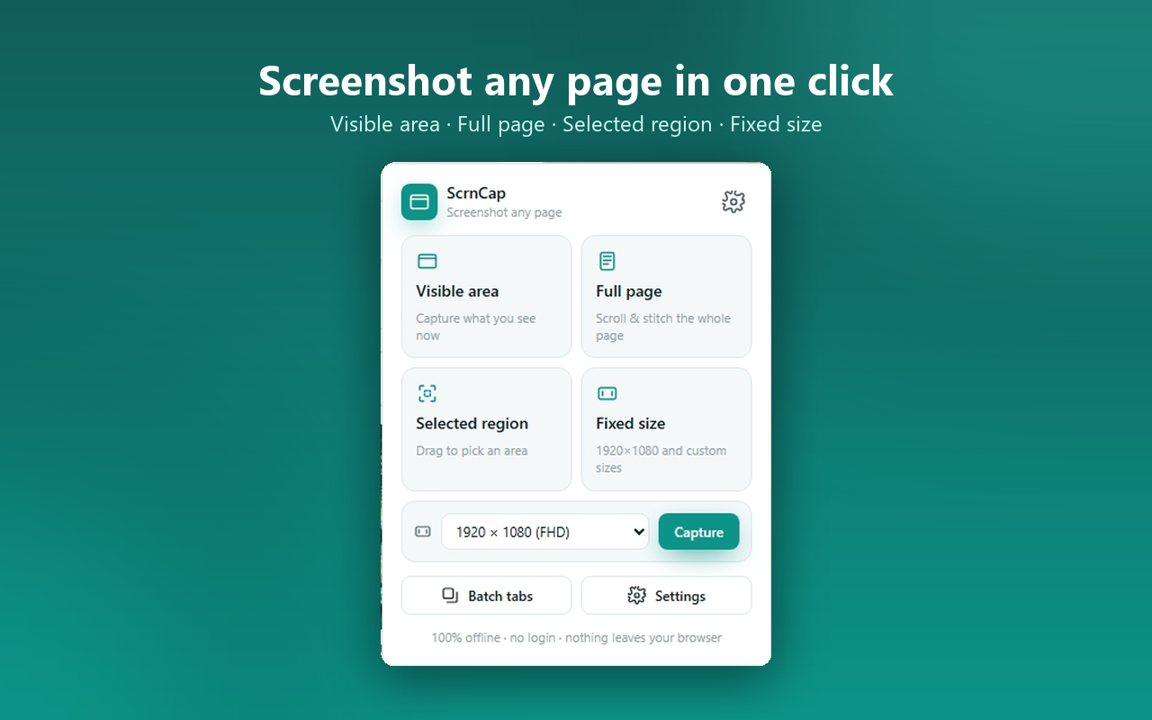 ScrnCap – Screenshot & Full Page Capture