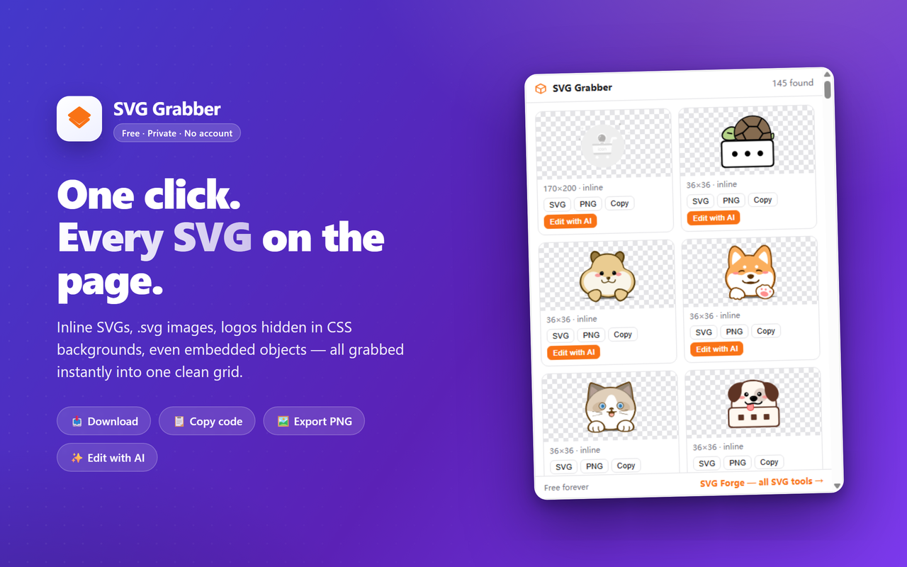 SVG Grabber by SVG Forge